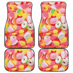 Sweet Gummy Print Front and Back Car Floor Mats
