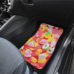 Sweet Gummy Print Front and Back Car Floor Mats