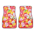 Sweet Gummy Print Front Car Floor Mats