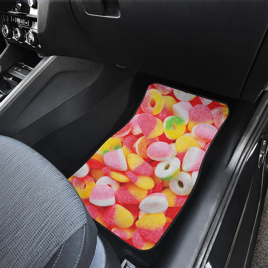 Sweet Gummy Print Front Car Floor Mats