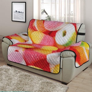 Sweet Gummy Print Half Sofa Protector