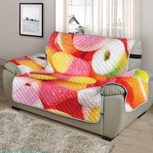 Sweet Gummy Print Half Sofa Protector