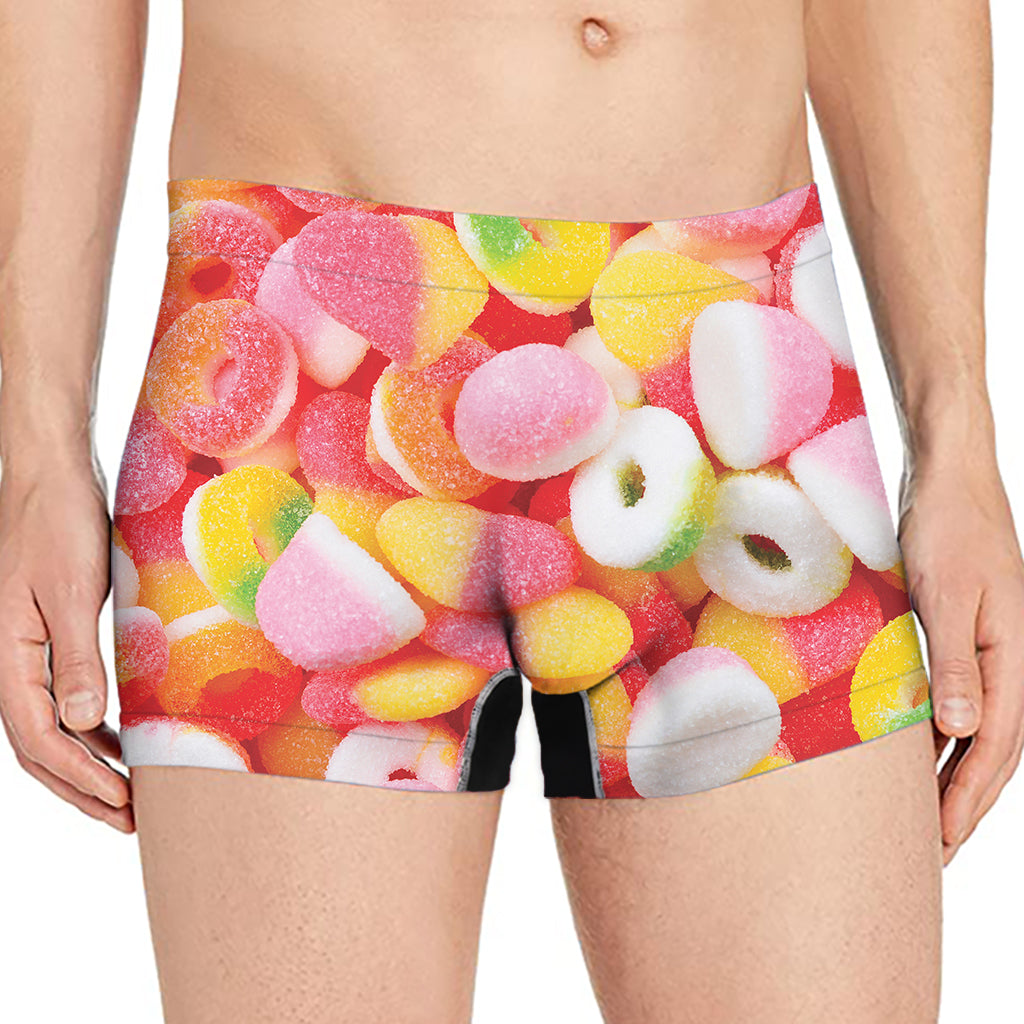 Sweet Gummy Print Men's Boxer Briefs