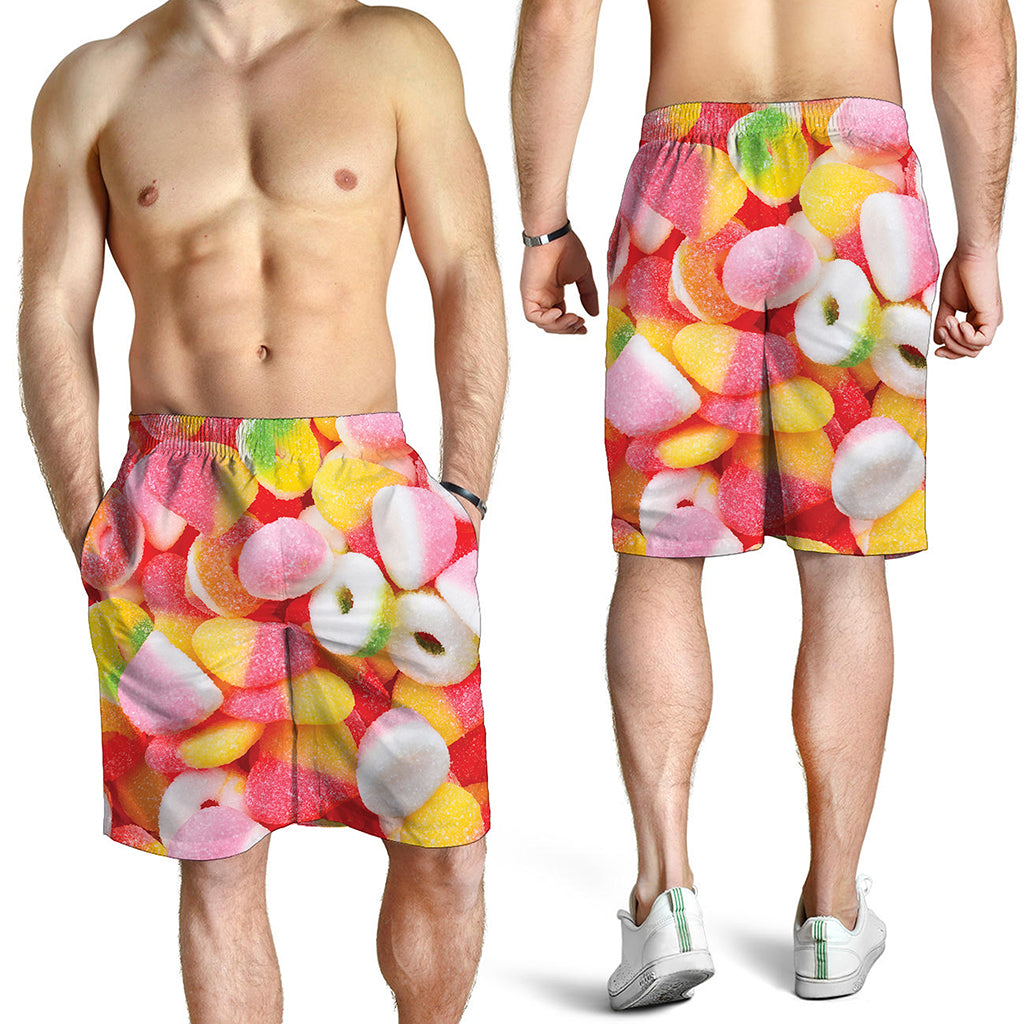 Sweet Gummy Print Men's Shorts