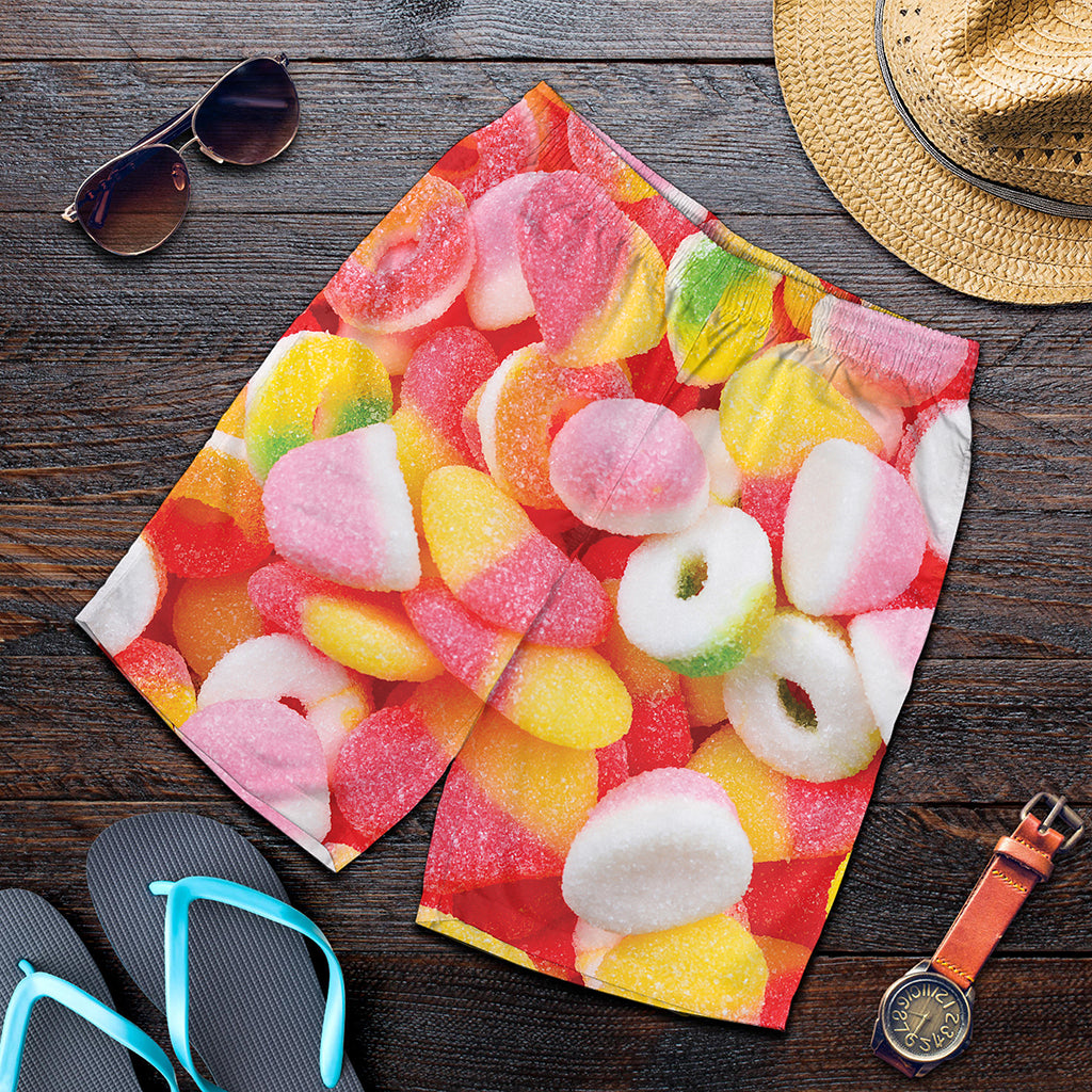 Sweet Gummy Print Men's Shorts
