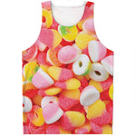 Sweet Gummy Print Men's Tank Top