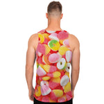 Sweet Gummy Print Men's Tank Top