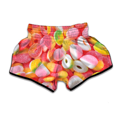 Sweet Gummy Print Muay Thai Boxing Shorts