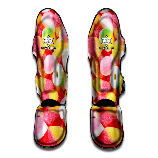 Sweet Gummy Print Muay Thai Shin Guard