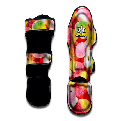 Sweet Gummy Print Muay Thai Shin Guard