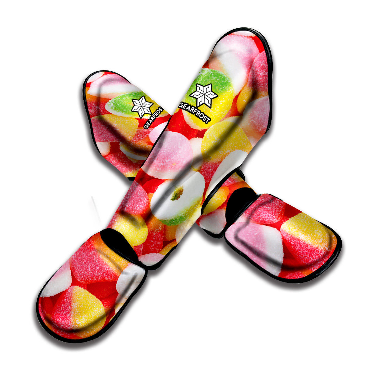 Sweet Gummy Print Muay Thai Shin Guard