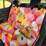 Sweet Gummy Print Pet Car Back Seat Cover