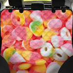 Sweet Gummy Print Pet Car Back Seat Cover