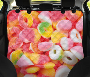 Sweet Gummy Print Pet Car Back Seat Cover