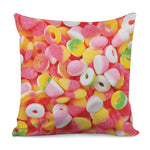 Sweet Gummy Print Pillow Cover