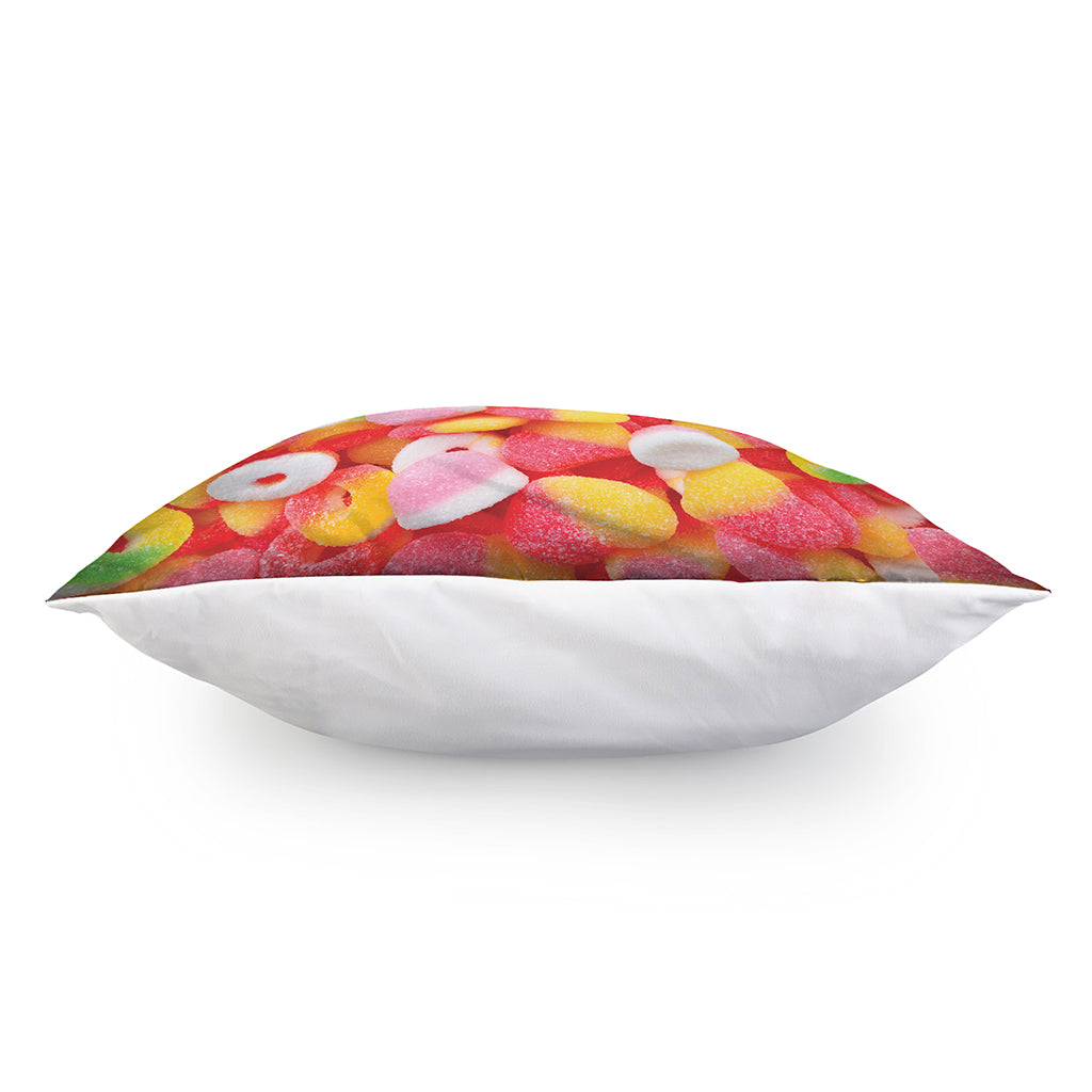 Sweet Gummy Print Pillow Cover