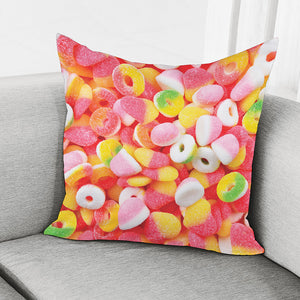 Sweet Gummy Print Pillow Cover