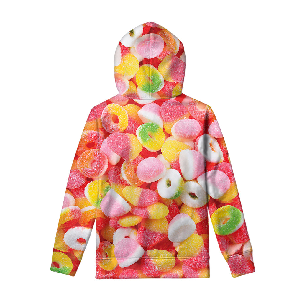 Sweet Gummy Print Pullover Hoodie