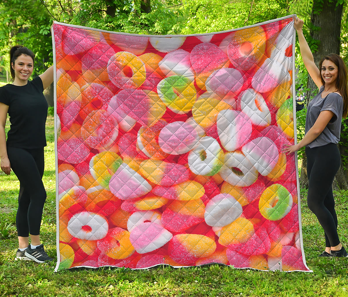 Sweet Gummy Print Quilt