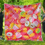 Sweet Gummy Print Quilt