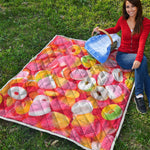 Sweet Gummy Print Quilt