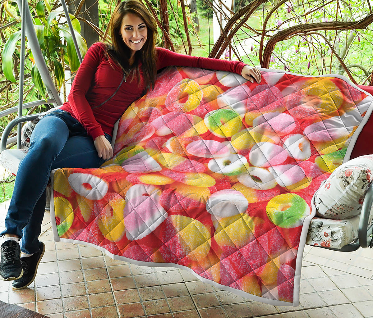 Sweet Gummy Print Quilt