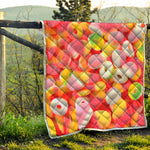 Sweet Gummy Print Quilt