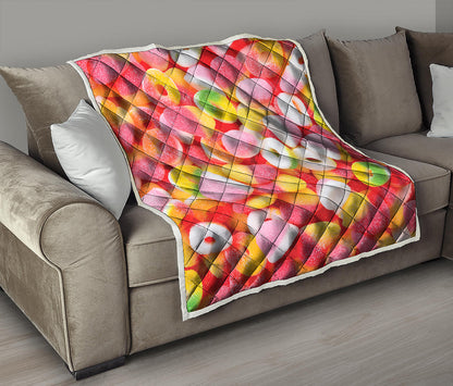 Sweet Gummy Print Quilt
