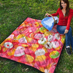 Sweet Gummy Print Quilt