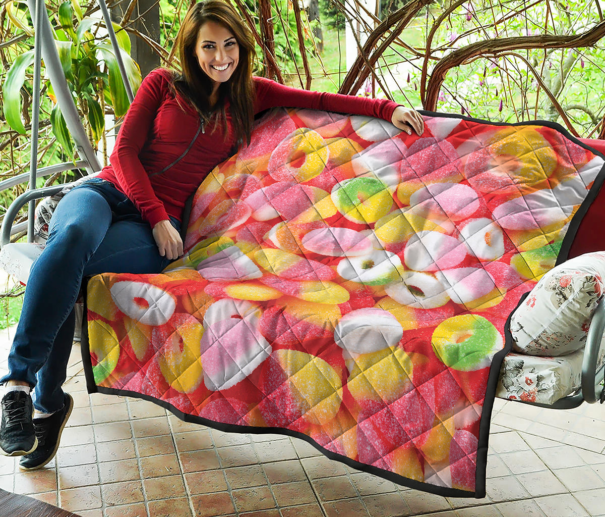 Sweet Gummy Print Quilt