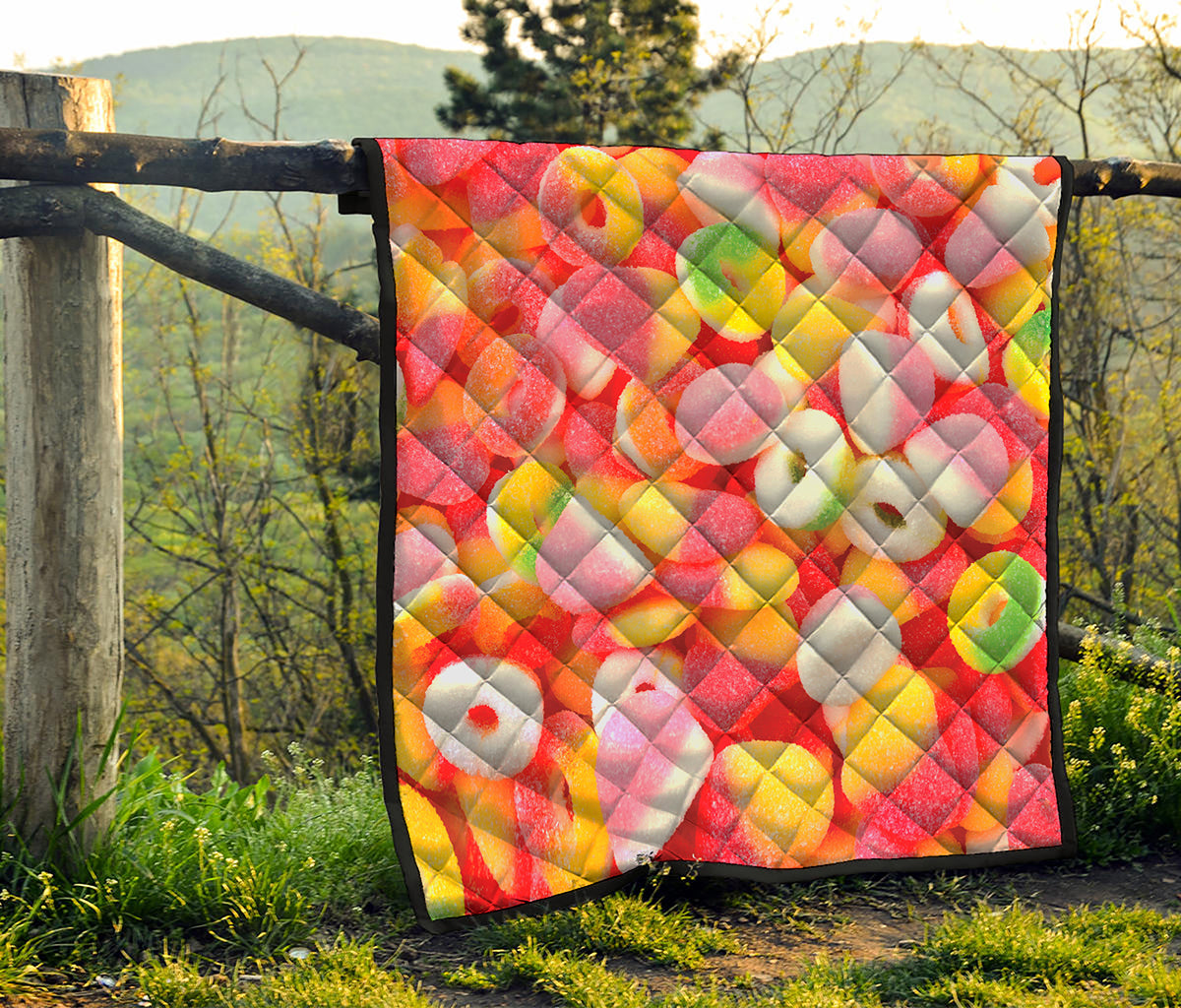 Sweet Gummy Print Quilt