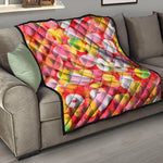 Sweet Gummy Print Quilt