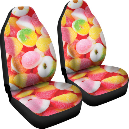 Sweet Gummy Print Universal Fit Car Seat Covers