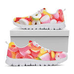 Sweet Gummy Print White Sneakers