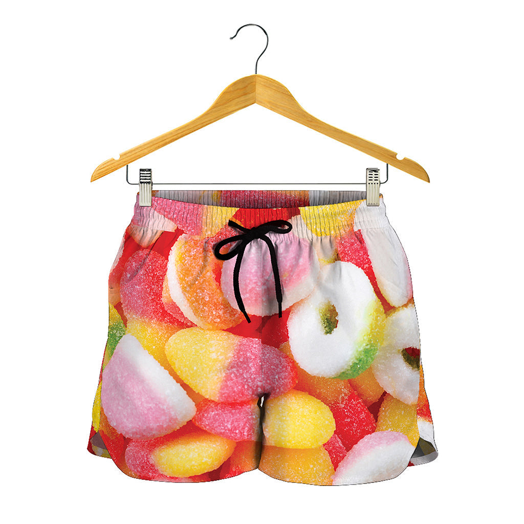 Sweet Gummy Print Women's Shorts