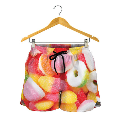 Sweet Gummy Print Women's Shorts