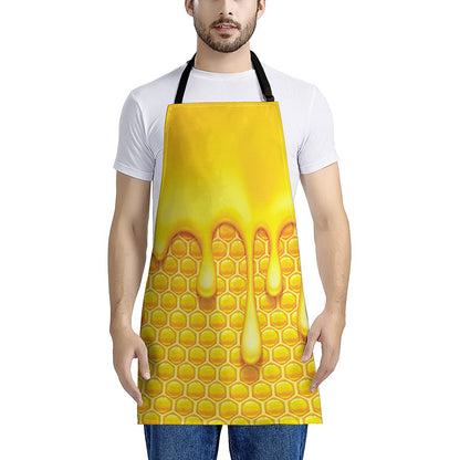 Sweet Honey Bee Hive Print Apron