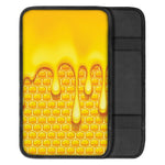 Sweet Honey Bee Hive Print Car Center Console Cover