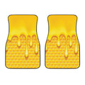 Sweet Honey Bee Hive Print Front Car Floor Mats