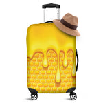 Sweet Honey Bee Hive Print Luggage Cover