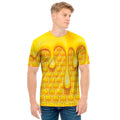 Sweet Honey Bee Hive Print Men's T-Shirt