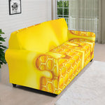 Sweet Honey Bee Hive Print Sofa Cover