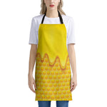 Sweet Honey Honeycomb Print Apron