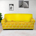 Sweet Honey Honeycomb Print Sofa Cover