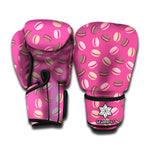 Sweet Macarons Pattern Print Boxing Gloves