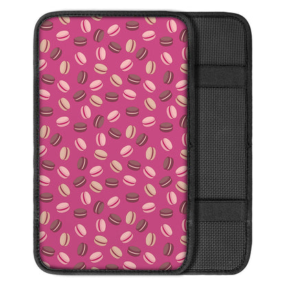 Sweet Macarons Pattern Print Car Center Console Cover