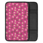 Sweet Macarons Pattern Print Car Center Console Cover