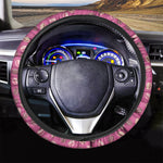 Sweet Macarons Pattern Print Car Steering Wheel Cover