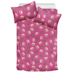 Sweet Macarons Pattern Print Duvet Cover Bedding Set