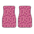 Sweet Macarons Pattern Print Front Car Floor Mats